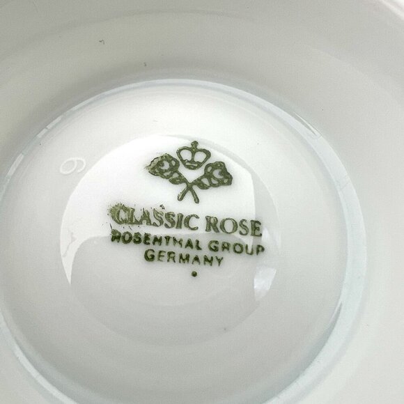 Vintage Rosenthal Classic Rose Porcelain Sugar Bowl With Lid Gold Trim - Picture 2 of 9